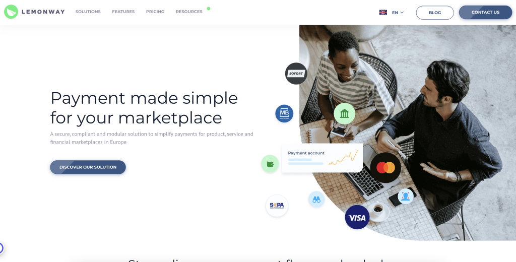 Lemonway home page