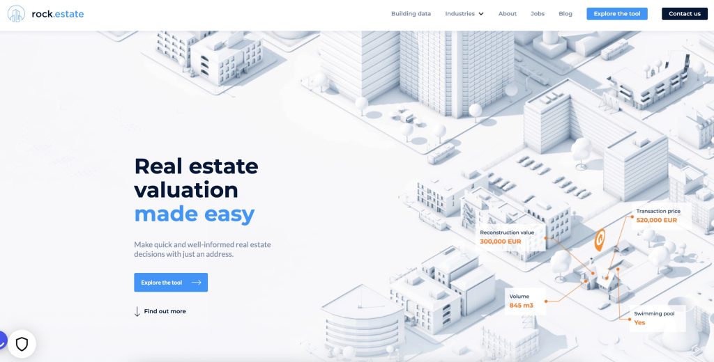 rock.estate home apge continuity